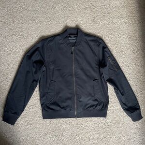Everlane Uniform Bomber Jacket, Medium, Black